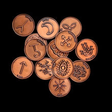 Load image into Gallery viewer, Witches Runes Coin Set