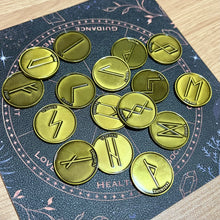 Load image into Gallery viewer, Elder Futhark Runes Coin Set