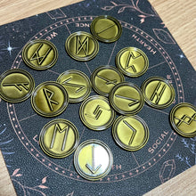 Load image into Gallery viewer, Elder Futhark Runes Coin Set