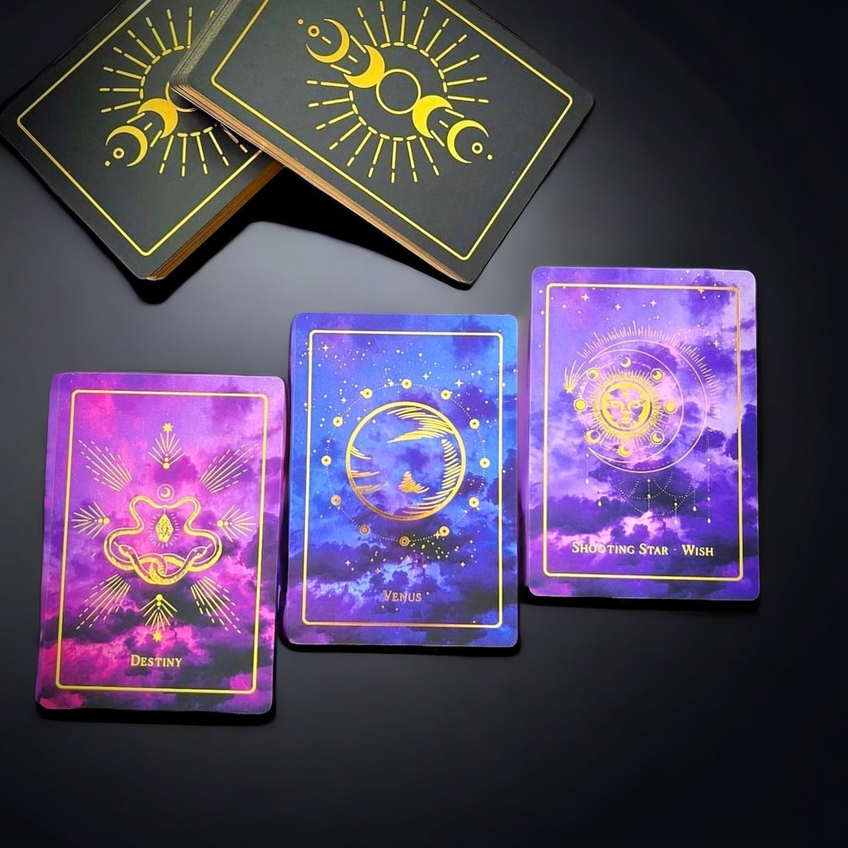 Celestial Ascension Oracle Deck – Mystic Midnight